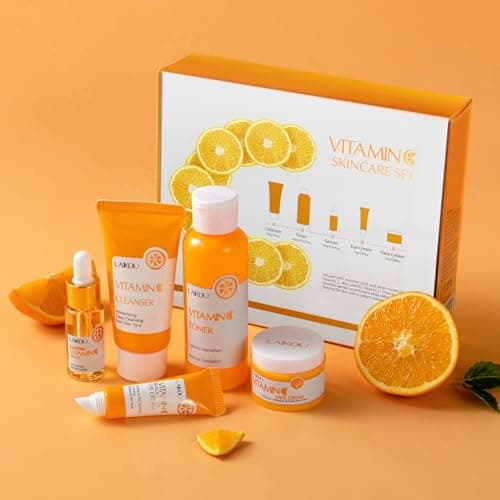 LAIKOU Vitamin C Skincare Set for Radiance & Anti-Aging, 5Pcs Travel-Size — view 6