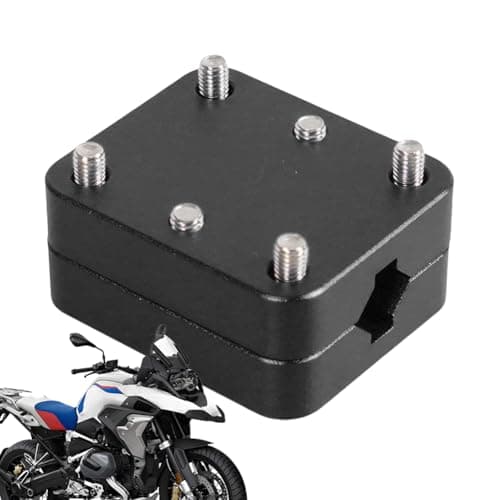 GPS Mount For Motorcycle - Anti-Vibration Holder, Adjustable 12-16mm Clamp | Rustproof Handlebar Bracket, Heavy Duty Quick Release, Shock Absorbing Navigation Accessory For Motorbike, Installation
