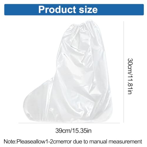 10 Pcs Waterproof Shoe Covers,Shoe Covers Disposable,Non-Slip And Waterproof,Transparent Plastic Shoes Covers,Tear-Resistant,Effectively Protects Shoes From Getting Wet,Suitable For Rainy Days;Unisex — view 2