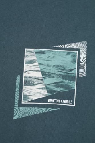 Animal Jacob Mens Cotton UPF 50+ T-Shirt Dark Gre L — view 5