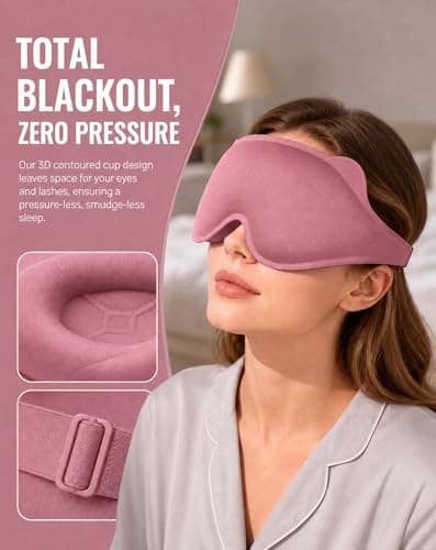 VLUNT 3D Contoured Sleep Mask for Sleeping Blackout Eye Mask — view 4