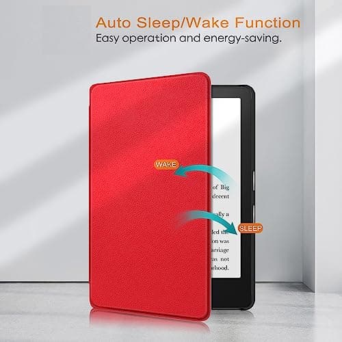 Flyorigin Case Kindle Paperwhite 11th Generation 2021 Premium PU Leather Case For 6.8 inch Kindle Paperwhite (M2L3EK /M2L4EK) Lightweight Paperwhite Cover Case — view 2