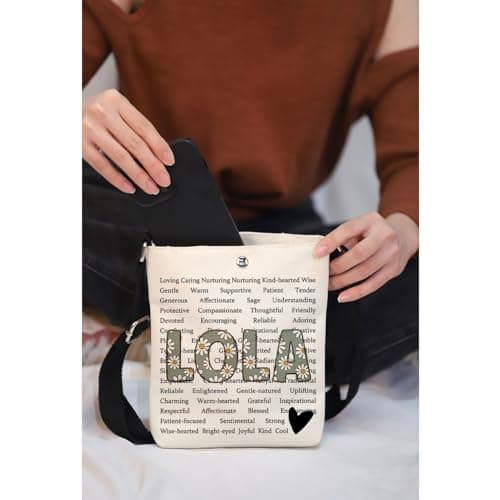KUIYAI Lola Crossbody Bag for Filipino Grandma, Lola Gift, Lola Grandmother Gift, Best Lola Ever, Mother's Day Gift for Grandmother (lolaXKuk) — view 2