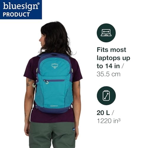 Osprey Daylite Plus Lifestyle Backpack, 20L, Green Belt/Green Canopy — view 2