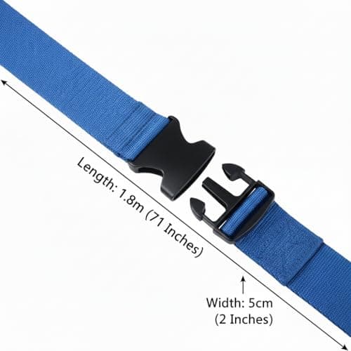 Luggage Straps Suitcases Tie Down Cam Buckle Assorted 1Pack — view 4