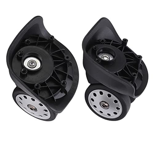 Alomejor 1 Pair Luggage Casters A88 Porous Suitcase Wheel Suitcase Luggage Replacement Casters for Travel Bags Large Size(black)