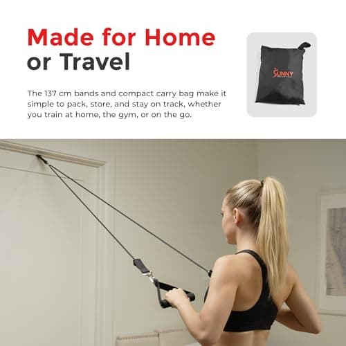 Sunny Health & Fitness Premium Resistance Band Set for Strength Training — view 5