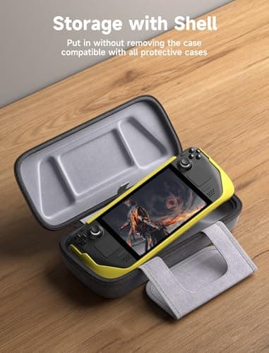 JSAUX Carrying Case for Steam Deck/ROG Ally, Hard Shell Travel Case — view 6