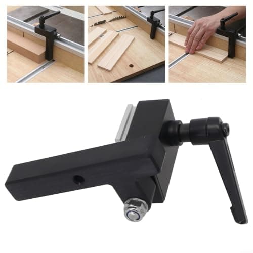 NbgrvB Bakelite Block Miter Gauge Stopper for Router Table(Quick handle) — view 5