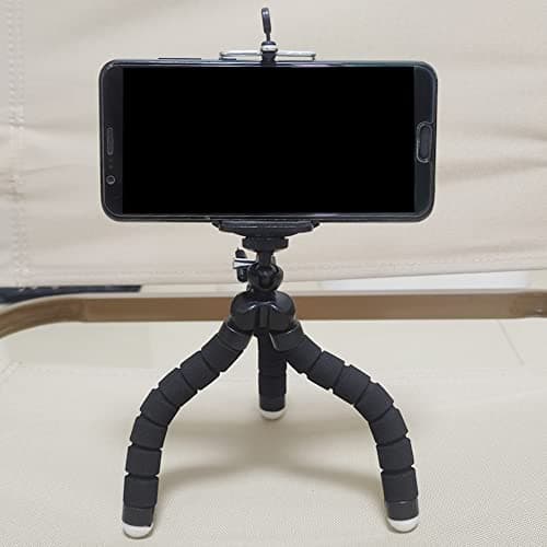 YIYIWANG Phone Tripod Cell Phone Stands Flexible Octopus Style Portable Mini Travel Tripod Stand Camera Mount for Gopro Smartphone and Digital Camera Video Outdoor (Red) — view 5