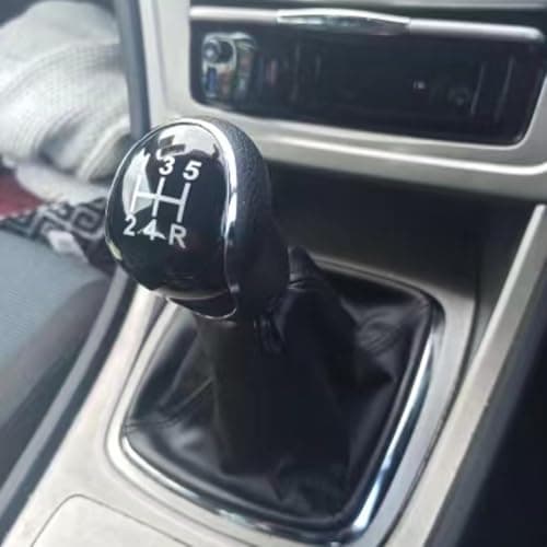 Alloy Shift Knob 3 Adapters 8-12mm Universal Fit(Black 6-speed R-left) — view 5