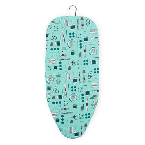 Beldray LA023735SEW Small Tabletop Ironing Board - 73 x31cm, Sewing Accessory Print, 100% Cotton Cover For Smooth Pressing, Foldable Legs, Lightweight For Travel, Easy Storage In Small Spaces — view 4