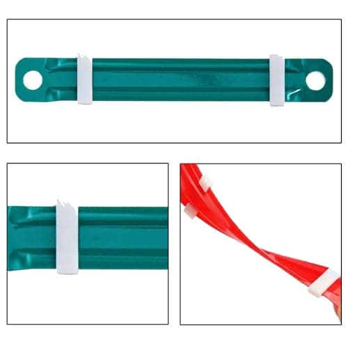 Bamyli 50PCS Paper Fasteners, 80mm Metal 2-Hole File Fastener, Filing Clip, File Strip Binders for Office School Folder Multicolor — view 6