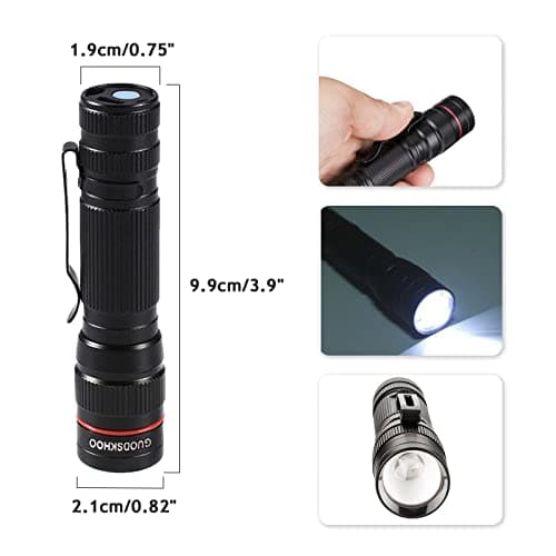 GUODSKHOO Torches Led Super Bright, Tactical Flashlights 2Pack — view 2