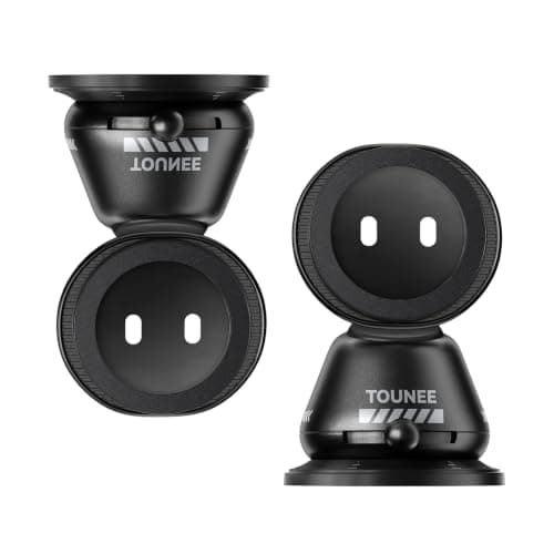 tounee Car Phone Holder for MagSafe [89LBS Strongest Suction & 3600gf Strongest Magnetic] 360° Adjustable Car Phone Mount, Dashboard Phone Holders for iPhone 17-12 Pro Max Air Plus - Black