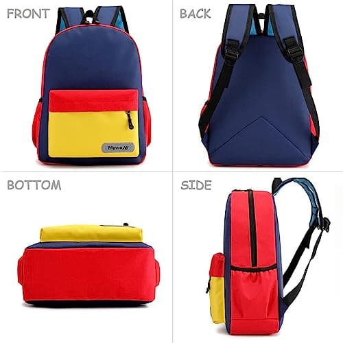 POWOFUN 12 inch Kids Elementary Backpack Lightweight Casual Travel — view 4