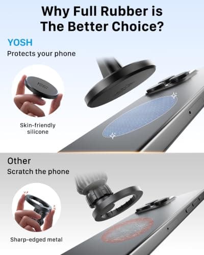YOSH for MagSafe Car Mount Magnetic Car Phone Holder Air Vent for iPhone — view 5