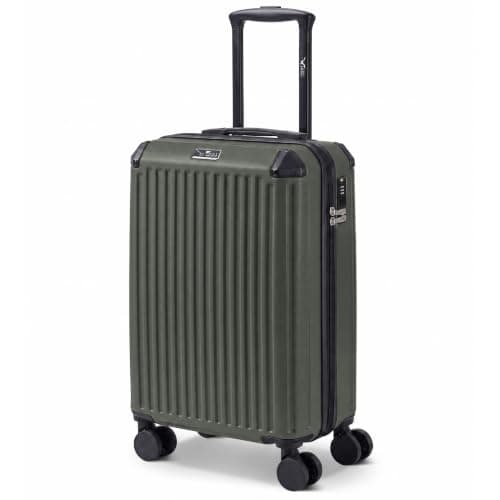 LUGG 20 Inch Sky Rover Carry On Suitcase - Lightweight ABS Hard Shell Cabin Luggage with TSA Lock, 4 Spinner Wheels, Water Resistant, EasyJet Overhead Size 55x35x23cm, 5 Year Warranty