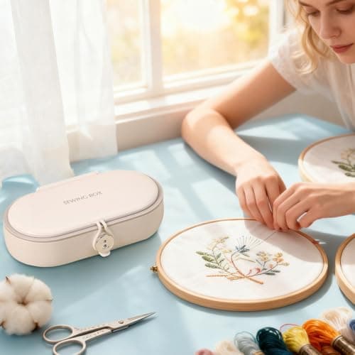 Portable Sewing Kit Repair Tools Craft Supplies Beginners — view 2