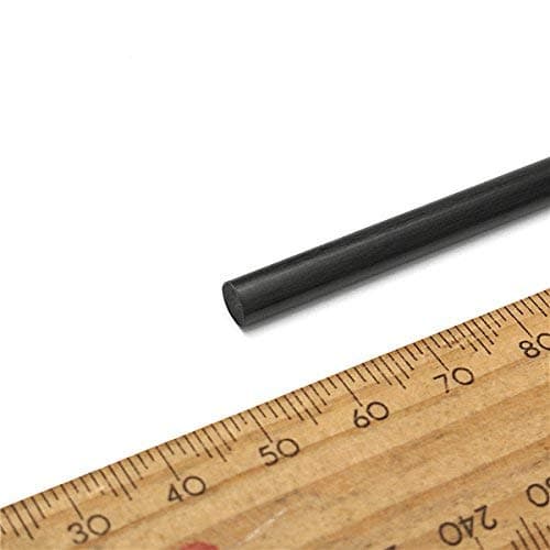 EsportsMJJ 2pcs 5mm Diameter x 500mm Carbon Fiber Rods For RC Airplane Matte Pole — view 6