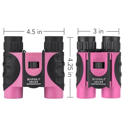 Barska BA-AB12418 Waterproof Binocular - Pink/Black,10x25mm — view 3