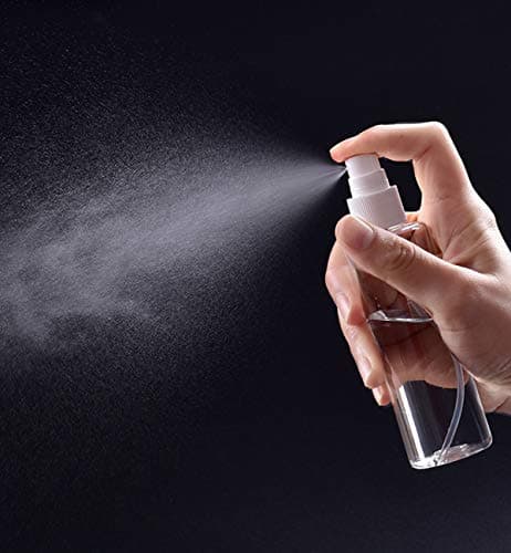 ILLUVA 100ml Small Spray Bottle Empty Clear Fine Mist Spray Bottles Plastic Travel Atomiser Bottle Set Refillable Liquid Containers for Make-up Cosmetic Hair — view 2