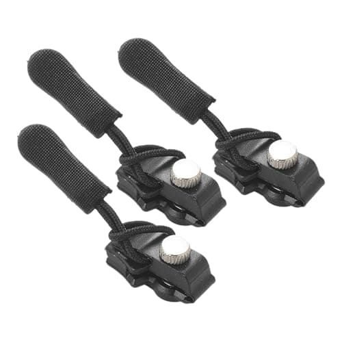 Zipper Slider Replacement 3-Piece Detachable Universal Puller