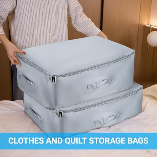 2 Pcs Large Compression Packing Cubes, Bedding Storage Bags — view 5