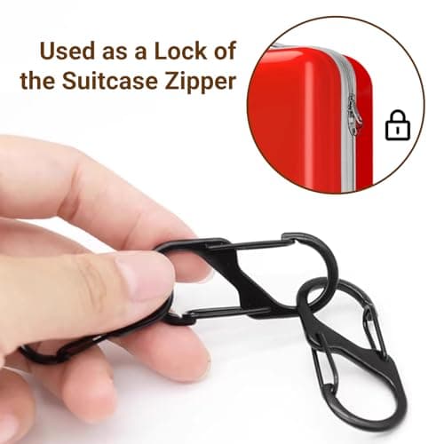 BAOWUABJ 10Pcs Anti Theft Zipper Clips for Backpacks Luggage — view 3