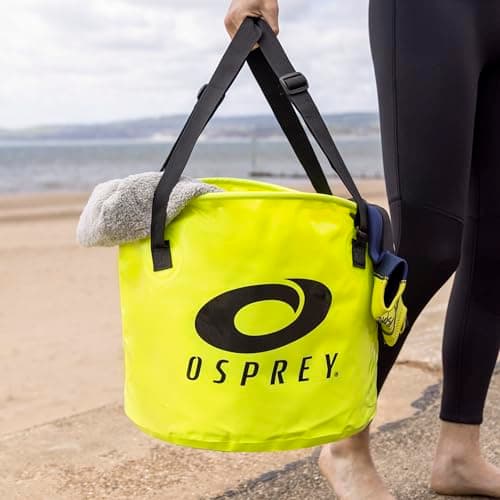 Osprey Wetsuit Changing Bucket, 40L Waterproof Collapsible Bucket with Carry Handles & Foam Base for Surfing, Swimming, Kayaking — view 3
