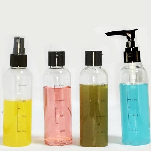 Clear Toiletry Bag with Travel Bottles 100ml Set,TSA Approved Travel Makeup Cosmetic Bag for Women Men Refillable Containers Travel Size Toiletries Bottles Kit for Liquids Shampoo Conditioner Lotion, — view 6
