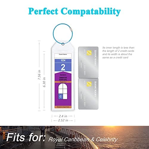 Royal Caribbean & Celebrity Cruise Luggage Tag Holders - Waterproof & Reusable Essentials for 2025 — view 3