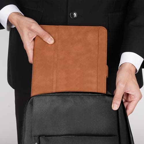 AsileCuir Case for iPad Pro 13 Inch M5/M4 (2025/2024), Brown — view 5