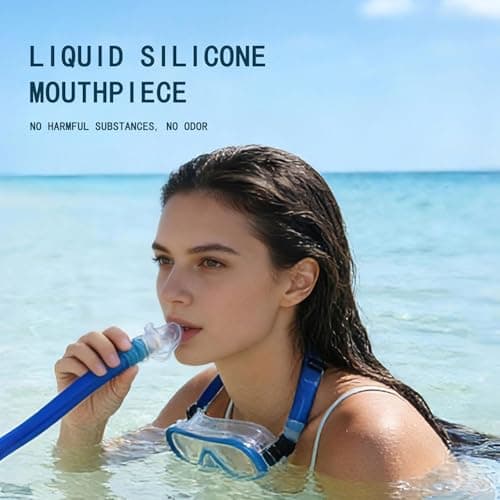 Full Dry Respirator, Diving Snorkel Breathing Tube, Long Breathing Tube, Diving Swimming Camping Stream Diving Experience Equipment Swimming Breathing Tube (3M/118IN) — view 3