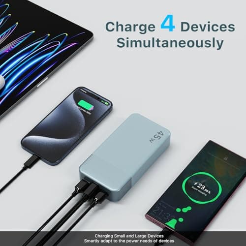 NOBIS Power Bank Fast Charging 45W 20000mAh Portable Charger — view 4