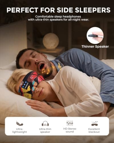 ink-topoint Sleep Headphones Bluetooth Headband for Side Sleepers — view 2
