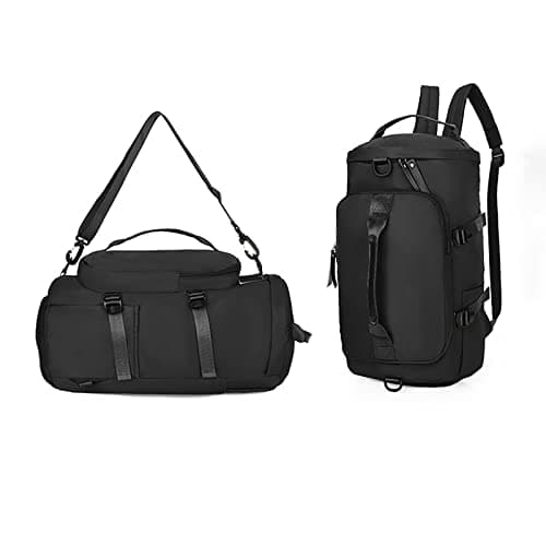 Light Foldable Unisex Sport Weekend Travel Eco Fitness Bag Overnight Bags Duffle Bag Woman Choice Luggage Set (Black, One Size) — view 6