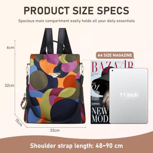 shepretty Women's Backpacks Anti-Theft Rucksack Shoulder Bags,8864-f — view 3