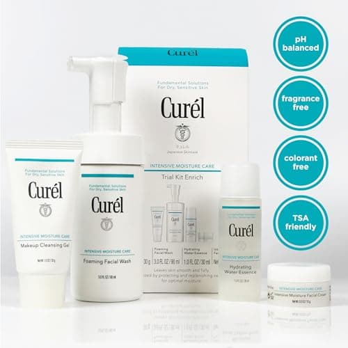 Curél Enrich Trial & Travel Kit, 2 Week Skincare Routine for Dry, Sensitive Skin — view 2
