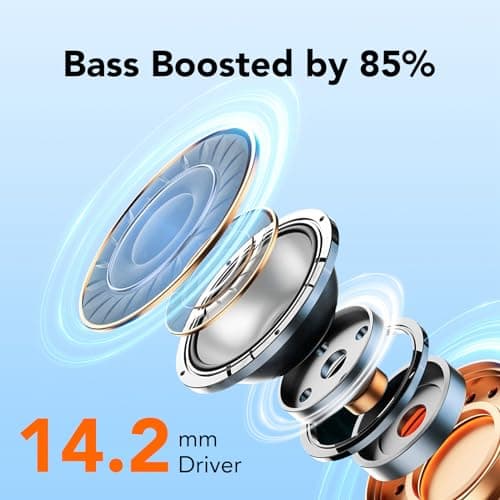 Ear Buds Wireless Earbuds, 50H Playtime Bluetooth Earbuds, Bluetooth Headphones 5.3, Bass Boost 85%, In Ear Headphones with 4 ENC Call Noise Cancelling Mics, Earbuds IPX7 Waterproof, USB-C Jade White — view 2