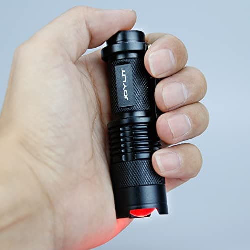 JOYLIT Red Light Mini Focus Tactical Flashlight 620nm LED Torch Lantern — view 4