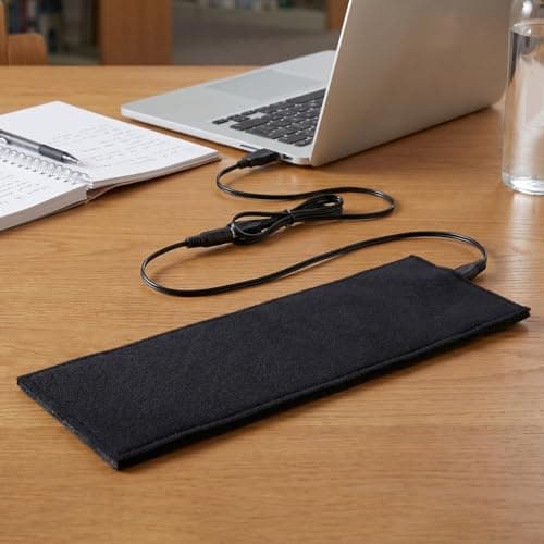ULTECHNOVO 2 Sets USB Heated Carbon Fiber Heating Pads, Portable Electric 5v Heating Elements for Insoles and Jackets, Waterproof Fabric Hand and Foot Warmers, for Travel and Camping — view 5