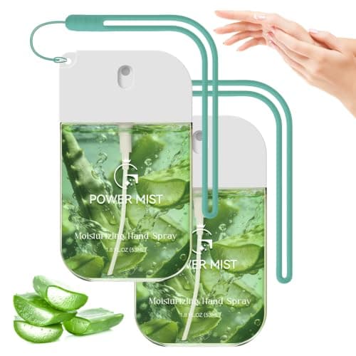 Hand Sanitiser Spray – Aloe Hydrating Hand Sanitizer with Glycerin, 2Pack