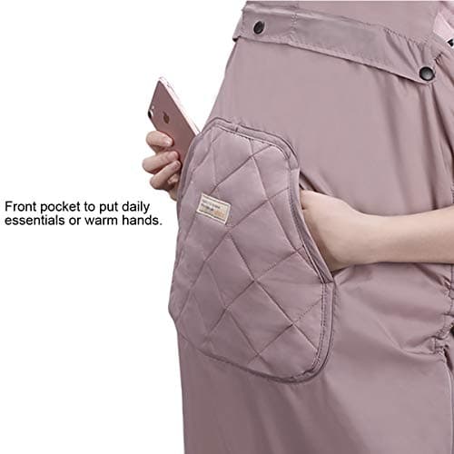 Bebear Winter Cover for Baby Carrier Warm Universal Hoodie Baby Carrier Cover for All Seasons, Black — view 6