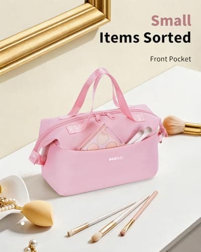 ECOHUB Toiletry Bags for Women, Travel Wash Bag for Toiletries — view 4