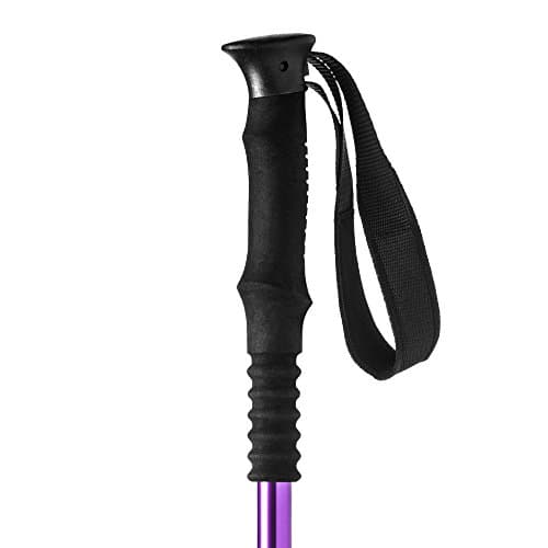 One Trekrite Womens Adjustable Anti Shock Hiking Stick/Walking Pole - Purple — view 2