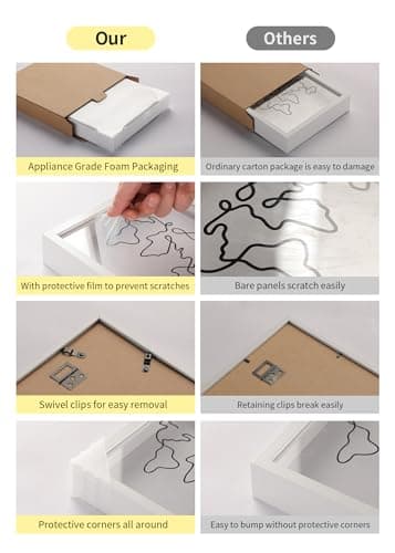 MUXIUNT Travel Adventure Archive Memory Box with Slot,8x8in White World Map — view 4