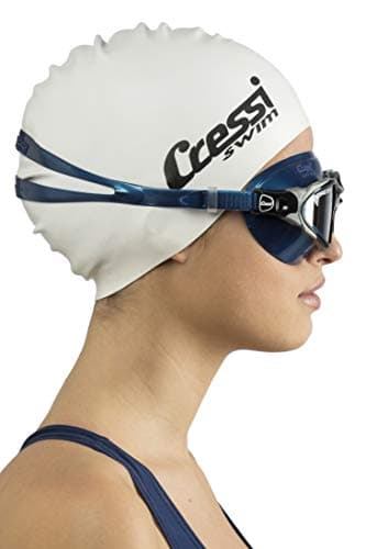 Cressi Planet Goggles Blue Metal - Premium Anti Fog Adult Swim Goggles Mask 100% Anti UV Blue Metal, One Size — view 4