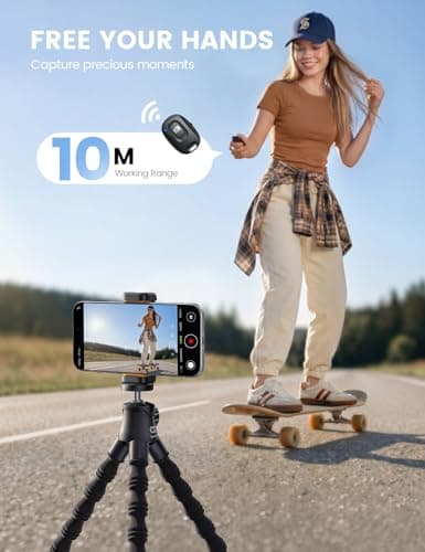 Lamicall Mini Phone Tripod Stand with Remote, for Smartphone Gopro Camera — view 3