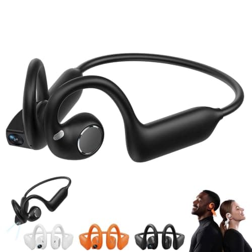 8MP Smart Camera Open-Ear Headset EIS Video, AI,IP54 Waterproof,Dual Mic